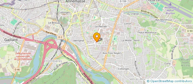 localisation de l'entreprise MONSIEUR IVALDINO GOMES DE BRITO  SAINT-JULIEN-EN-GENEVOIS