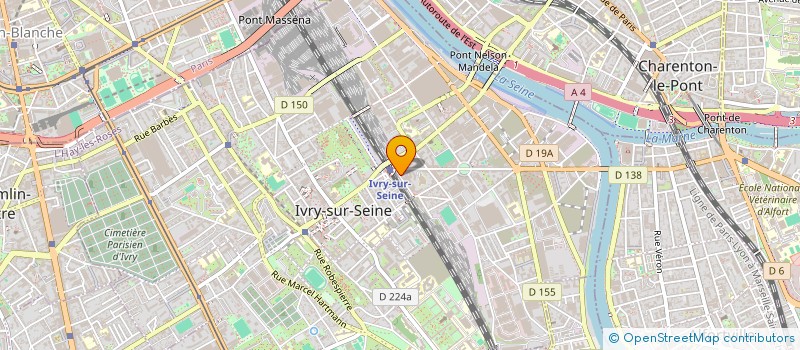 localisation de l'entreprise MONSIEUR IVALMY FERREIRA MILHOMEM  IVRY-SUR-SEINE