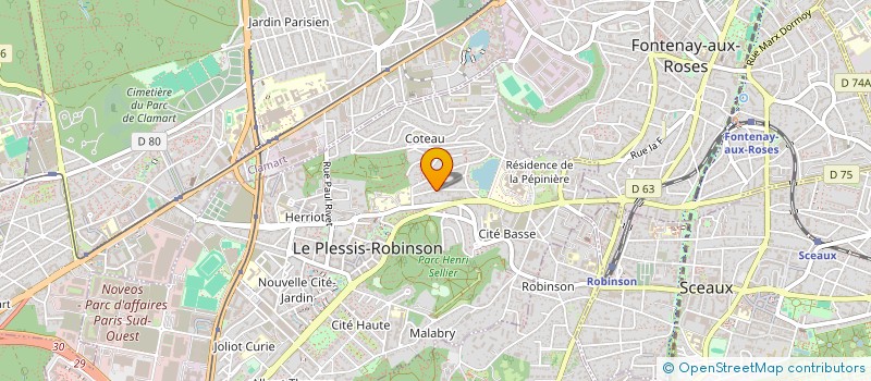 localisation de l'entreprise MONSIEUR IVAN ALOUGES  LE PLESSIS-ROBINSON