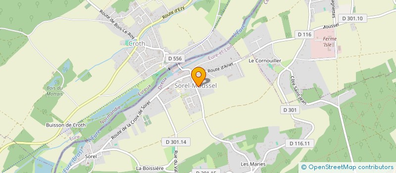 localisation de l'entreprise MONSIEUR IVAN AUGUSTE-DORMEUIL à SOREL-MOUSSEL