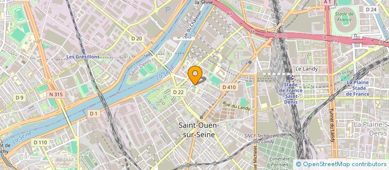 localisation de l'entreprise MONSIEUR IVAN AVOSSA à SAINT-OUEN-SUR-SEINE