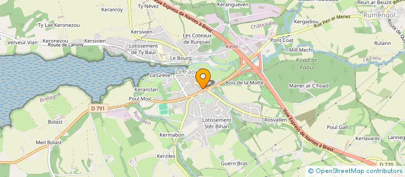 localisation de l'entreprise MONSIEUR IVAN BALBOT  LE FAOU