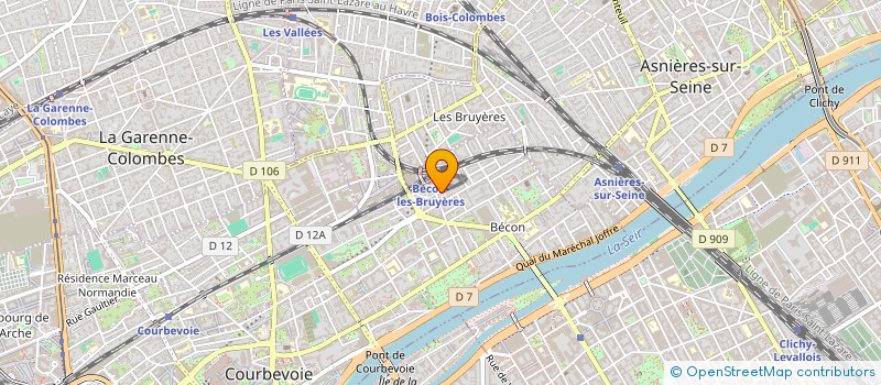 localisation de l'entreprise MONSIEUR IVAN BENIUK à COURBEVOIE