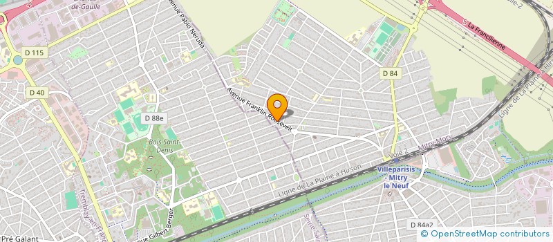 localisation de l'entreprise MONSIEUR IVAN BODOLICA  MITRY-MORY