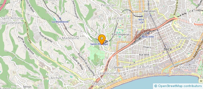 localisation de l'entreprise MONSIEUR IVAN BODRUG  NICE