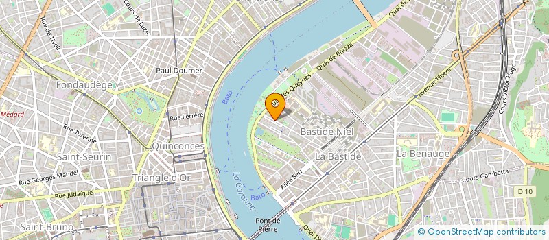 localisation de l'entreprise MONSIEUR IVAN BOSSAVIT  BORDEAUX