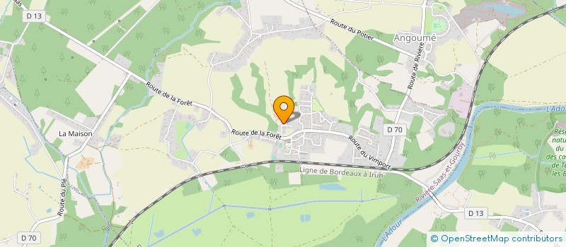 localisation de l'entreprise MONSIEUR IVAN BOURBON  RIVIERE-SAAS-ET-GOURBY