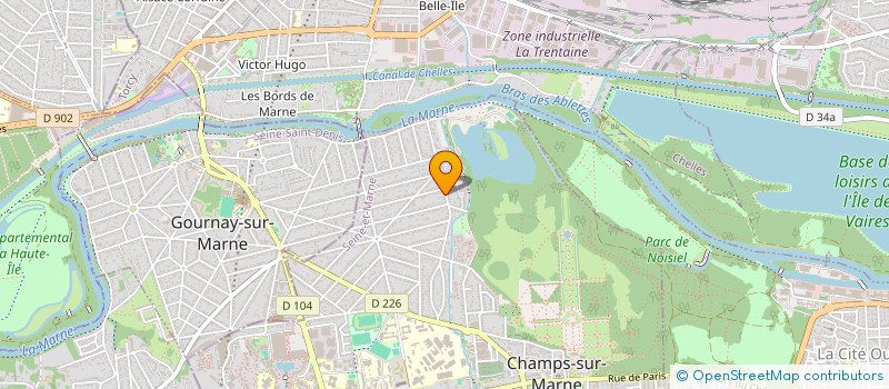 localisation de l'entreprise MONSIEUR IVAN BUDYANU  CHAMPS-SUR-MARNE