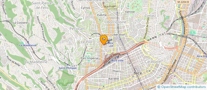 localisation de l'entreprise MONSIEUR IVAN BURDUJA  NICE