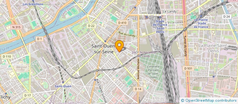 localisation de l'entreprise MONSIEUR IVAN CADIOU à SAINT-OUEN-SUR-SEINE