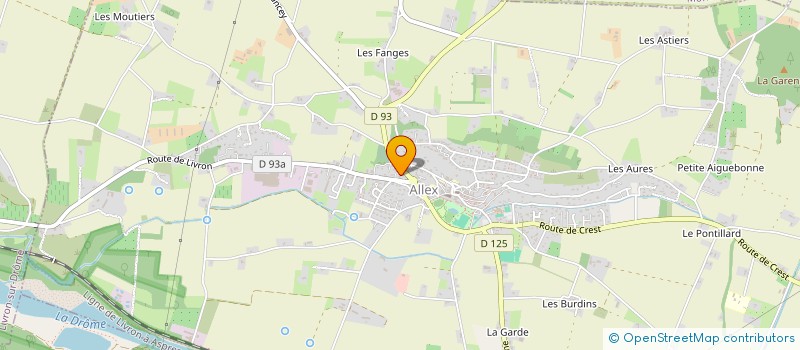 localisation de l'entreprise MONSIEUR IVAN CHARY  ALLEX