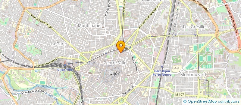 localisation de l'entreprise MONSIEUR IVAN CHAVAROCHE  DIJON
