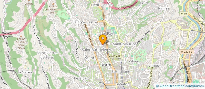 localisation de l'entreprise MONSIEUR IVAN CONDORACHI  NICE