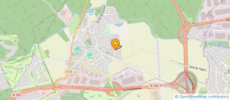 localisation de l'entreprise MONSIEUR IVAN CORREIA AFONSO  TIGERY