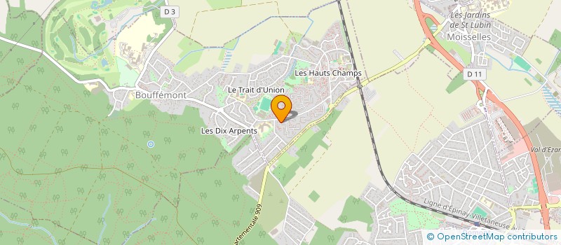 localisation de l'entreprise MONSIEUR IVAN CROCHET  BOUFFEMONT