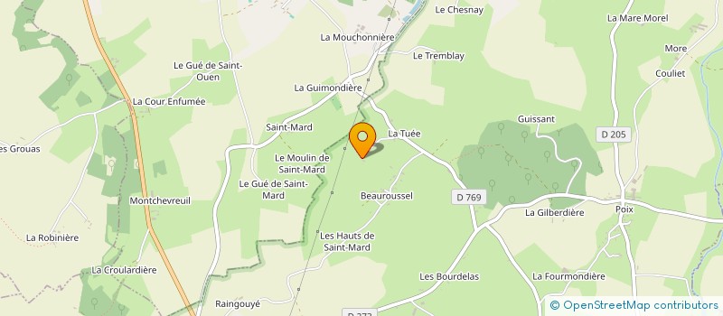 localisation de l'entreprise MONSIEUR IVAN DAHY à STE CERONNE LES MORTAGNE