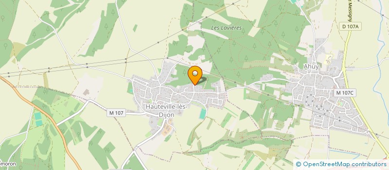 localisation de l'entreprise MONSIEUR IVAN DAVID  HAUTEVILLE-LES-DIJON