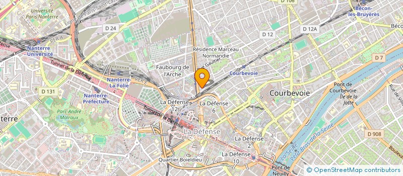 localisation de l'entreprise MONSIEUR IVAN DE PRINS à COURBEVOIE