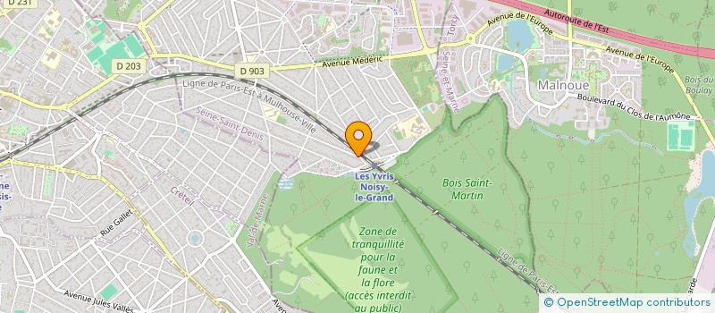 localisation de l'entreprise MONSIEUR IVAN DODITSA à NOISY-LE-GRAND