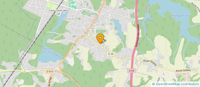 localisation de l'entreprise MONSIEUR IVAN DOS SANTOS  ONDRES