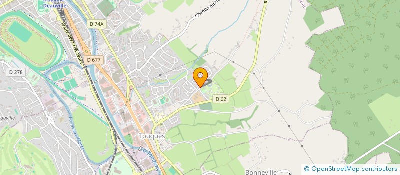 localisation de l'entreprise MONSIEUR IVAN DUHOMME  TOUQUES