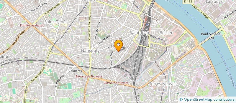 localisation de l'entreprise MONSIEUR IVAN EASTWOOD  BORDEAUX