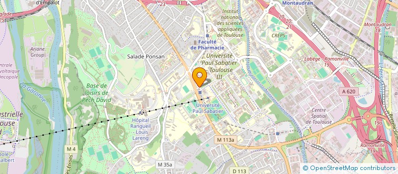 localisation de l'entreprise MONSIEUR IVAN EYAMO ZOA  TOULOUSE
