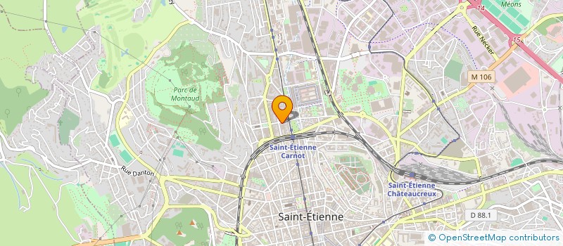 localisation de l'entreprise MONSIEUR IVAN FAIVRE  SAINT-ETIENNE