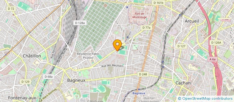 localisation de l'entreprise MONSIEUR IVAN FANGUINOVENY à BAGNEUX