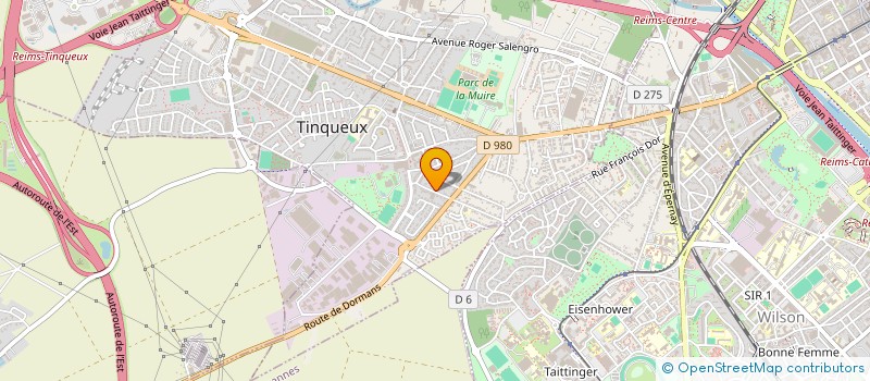 localisation de l'entreprise MONSIEUR IVAN FONTANET COCO  REIMS