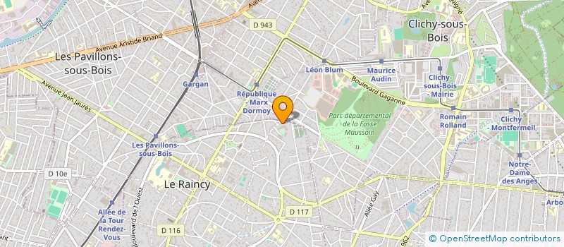 localisation de l'entreprise MONSIEUR IVAN FRUNZA à LE RAINCY
