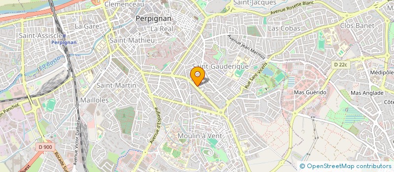 localisation de l'entreprise MONSIEUR IVAN GIANNOTTI  TOULOUGES