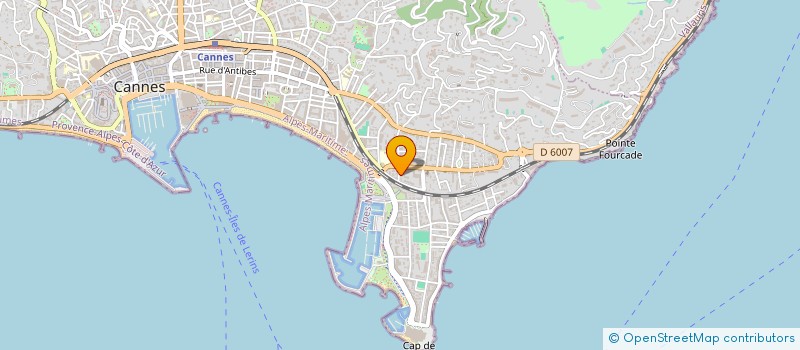 localisation de l'entreprise MONSIEUR IVAN GLADUSH à CANNES