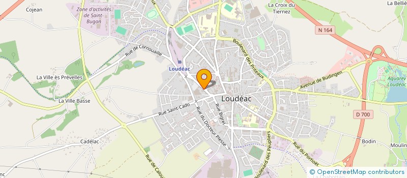 localisation de l'entreprise MONSIEUR IVAN GOURDEL à LOUDEAC