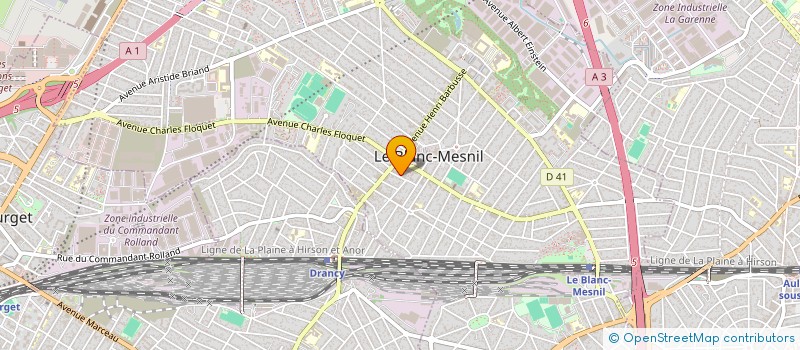 localisation de l'entreprise MONSIEUR IVAN GURSCHI à LE BLANC-MESNIL