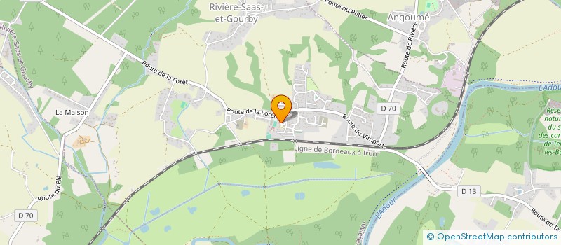 localisation de l'entreprise MONSIEUR IVAN GURSCHII  RIVIERE-SAAS-ET-GOURBY