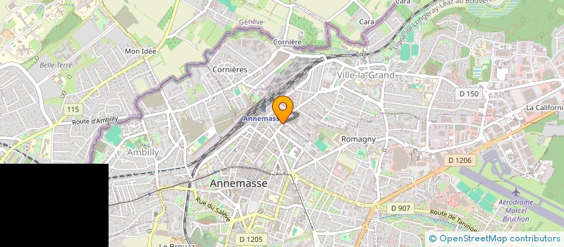 localisation de l'entreprise MONSIEUR IVAN HERARD  ANNEMASSE