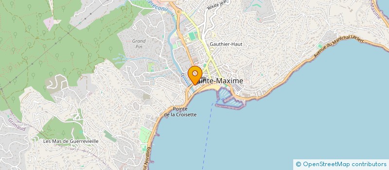 localisation de l'entreprise MONSIEUR IVAN HESSION à SAINTE-MAXIME