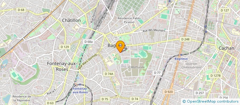 localisation de l'entreprise MONSIEUR IVAN ISKER à BAGNEUX