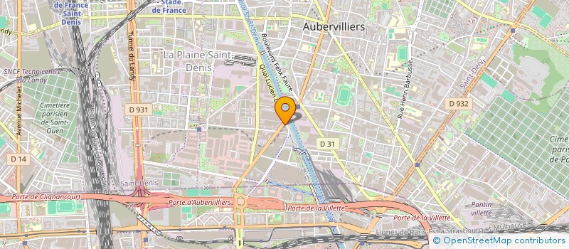 localisation de l'entreprise MONSIEUR IVAN KAHAWALAGE  AUBERVILLIERS