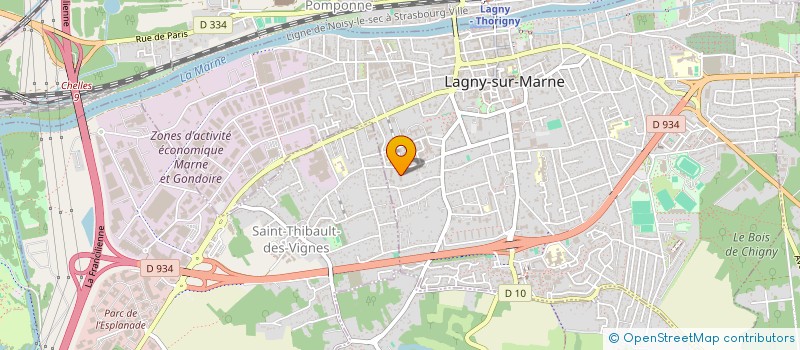 localisation de l'entreprise MONSIEUR IVAN KANDIUK  LAGNY-SUR-MARNE