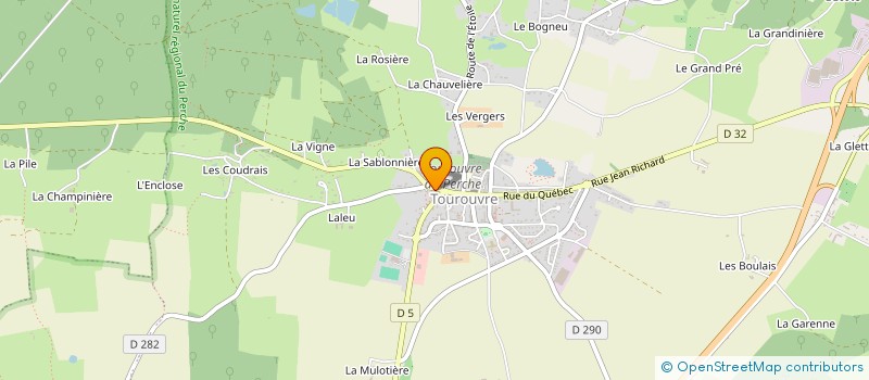 localisation de l'entreprise MONSIEUR IVAN KIRIOW à TOUROUVRE AU PERCHE