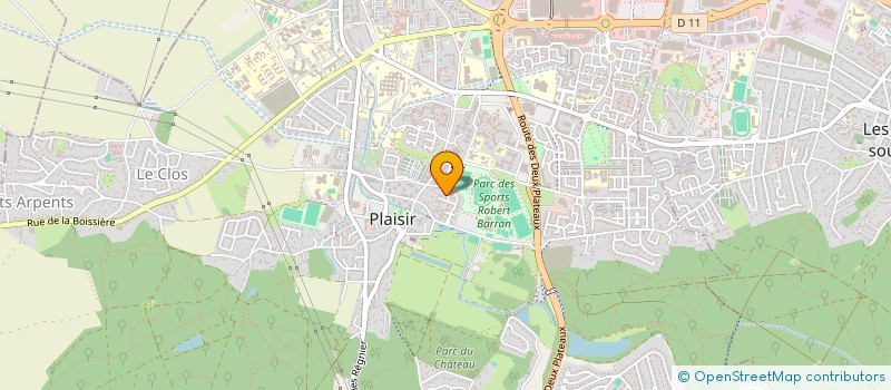 localisation de l'entreprise MONSIEUR IVAN KLOBUCAR  PLAISIR