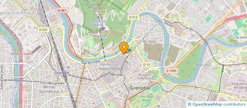 localisation de l'entreprise MONSIEUR IVAN LADOUCEUR  GRENOBLE