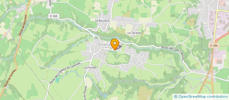 localisation de l'entreprise MONSIEUR IVAN LASGOUTTES  ORLIENAS