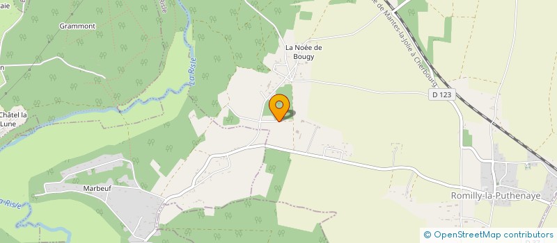 localisation de l'entreprise MONSIEUR IVAN LE ROUX  ROMILLY-LA-PUTHENAYE