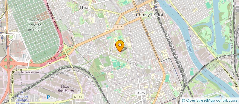 localisation de l'entreprise MONSIEUR IVAN LEU  THIAIS