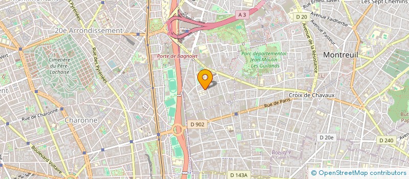 localisation de l'entreprise MONSIEUR IVAN LISNYCHUK à BAGNOLET