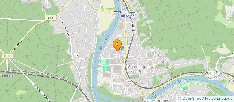 localisation de l'entreprise MONSIEUR IVAN LOMBARDO  CHAMPAGNE-SUR-SEINE