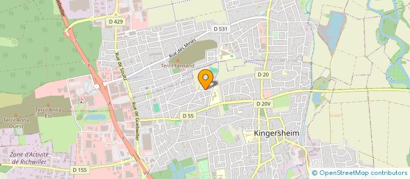 localisation de l'entreprise MONSIEUR IVAN LOPEZ  KINGERSHEIM